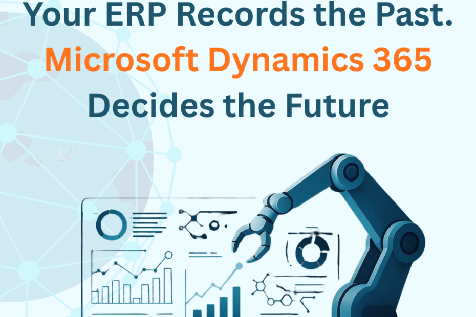 Dashboard showing Microsoft Dynamics 365 for manufacturing and Copilot.